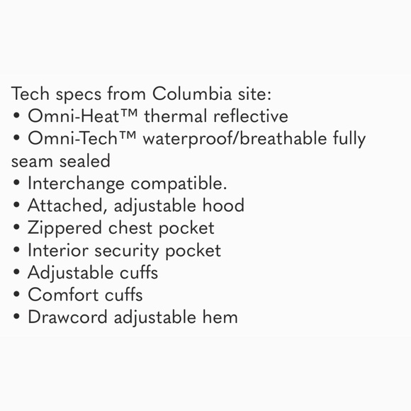 Columbia Interchange Parkchester Hill Jacket NWT - Picture 12 of 13